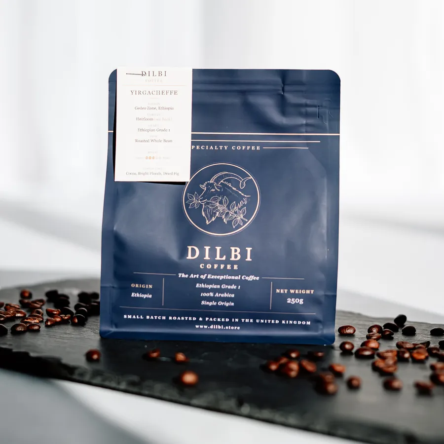DILBI Yirgacheffe 250g bag of Ethiopian specialty coffee